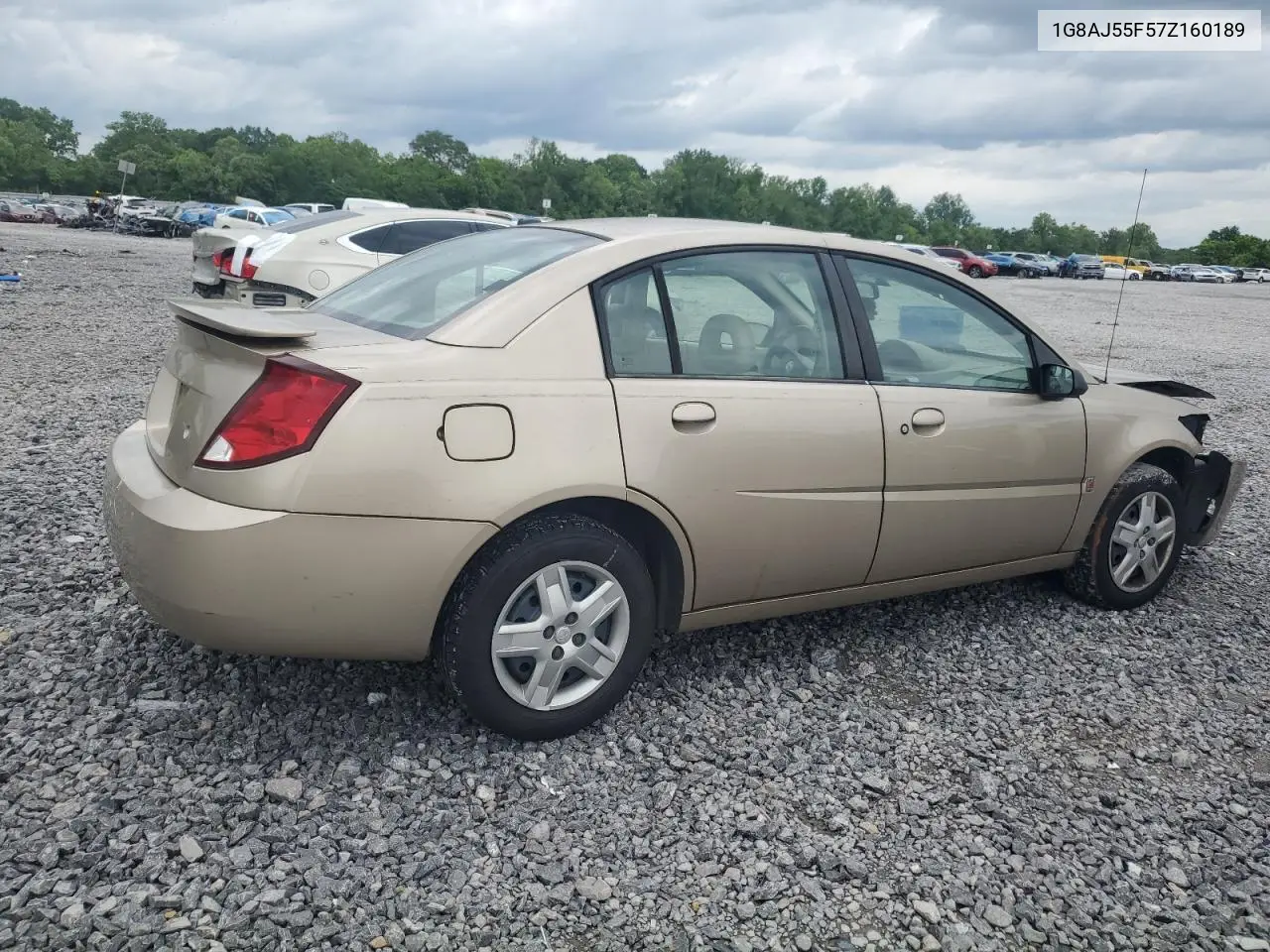 2007 Saturn Ion Level 2 VIN: 1G8AJ55F57Z160189 Lot: 56182485