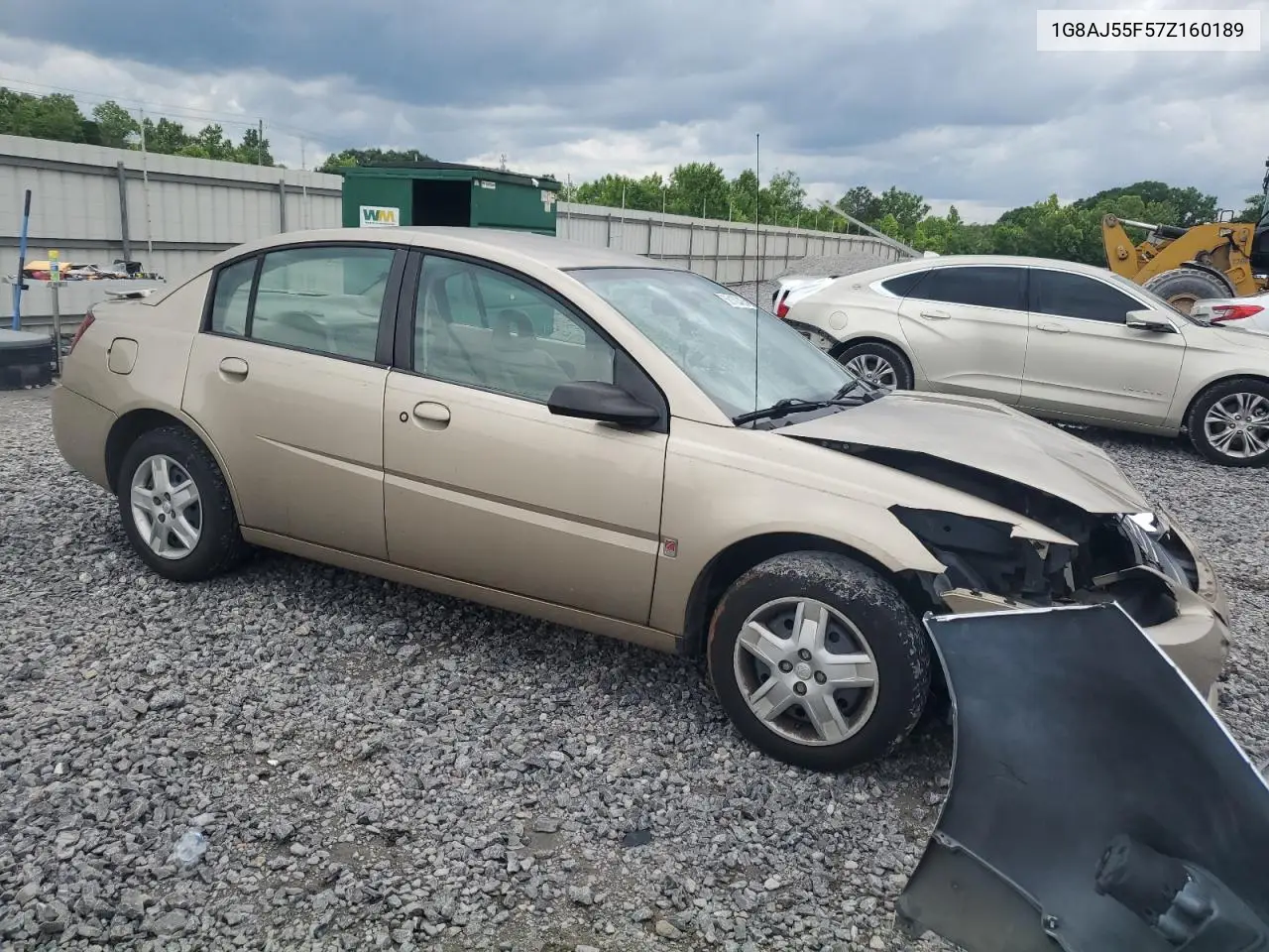 2007 Saturn Ion Level 2 VIN: 1G8AJ55F57Z160189 Lot: 56182485