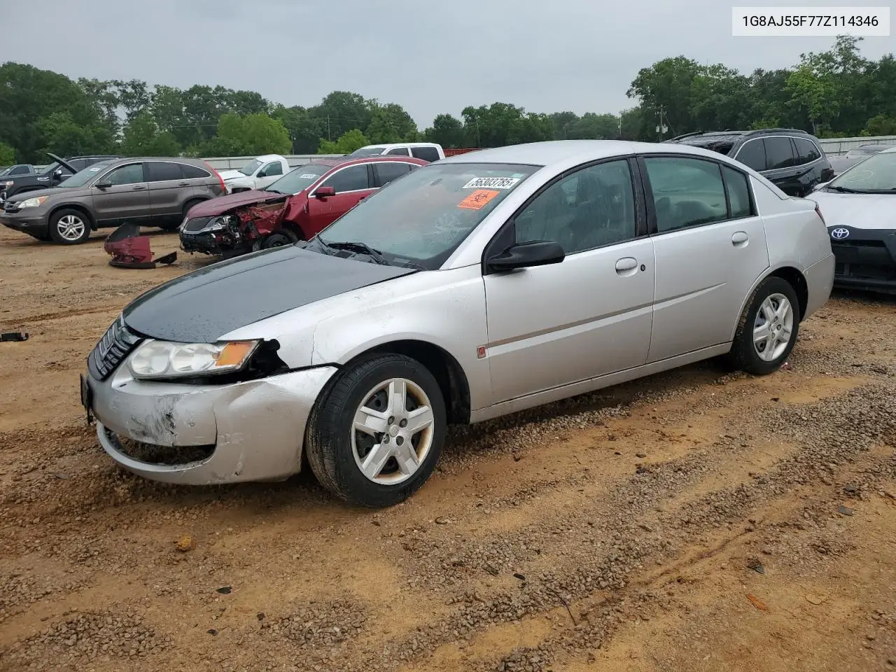 2007 Saturn Ion Level 2 VIN: 1G8AJ55F77Z114346 Lot: 56303785