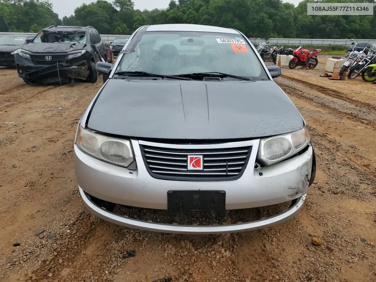 2007 Saturn Ion Level 2 VIN: 1G8AJ55F77Z114346 Lot: 56303785