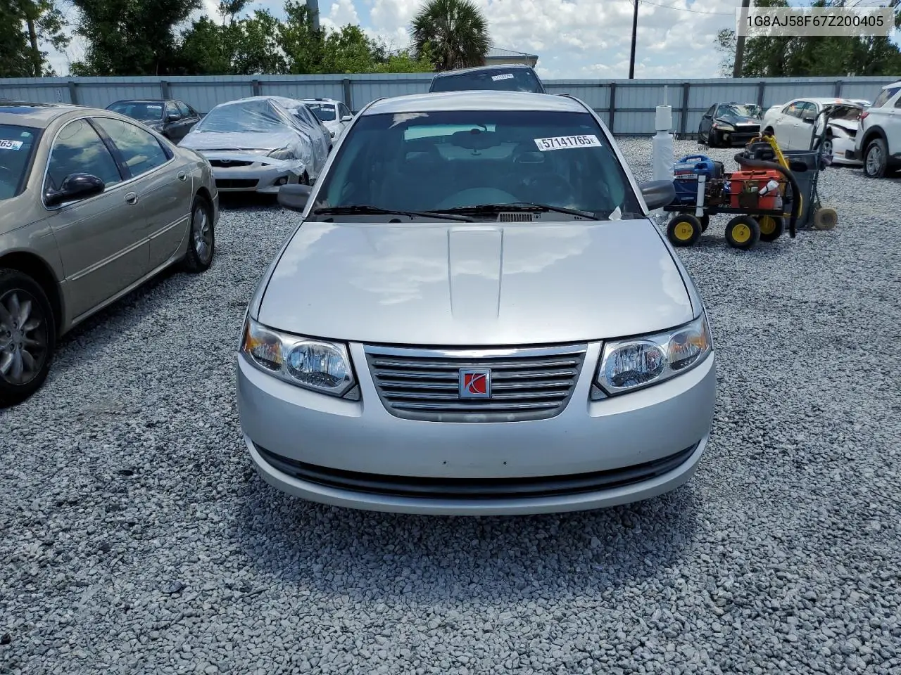 2007 Saturn Ion Level 2 VIN: 1G8AJ58F67Z200405 Lot: 57141765