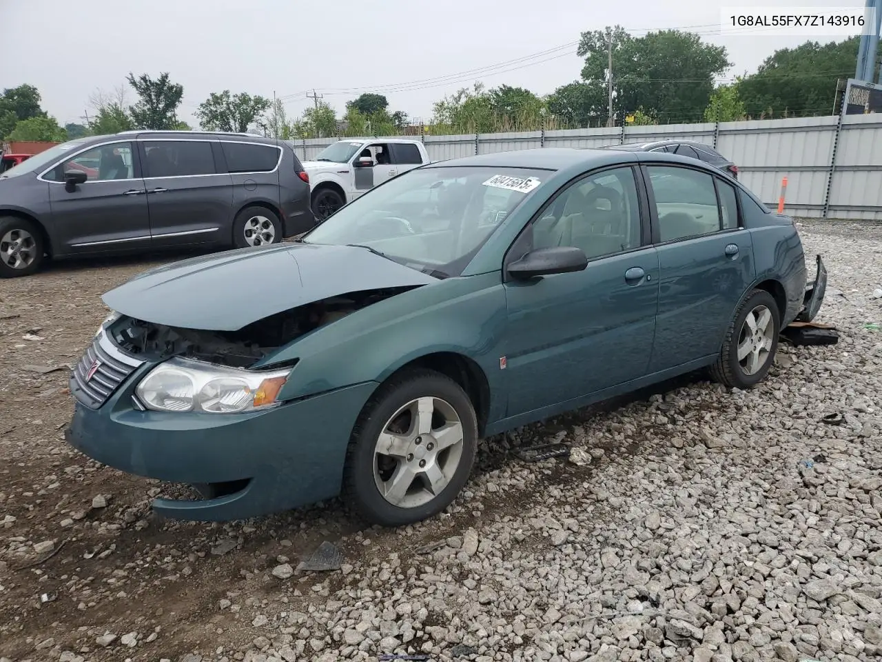 2007 Saturn Ion Level 3 VIN: 1G8AL55FX7Z143916 Lot: 60415675
