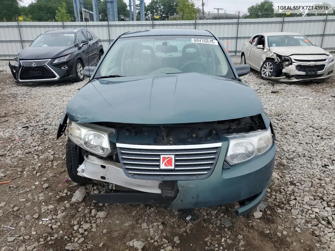 2007 Saturn Ion Level 3 VIN: 1G8AL55FX7Z143916 Lot: 60415675
