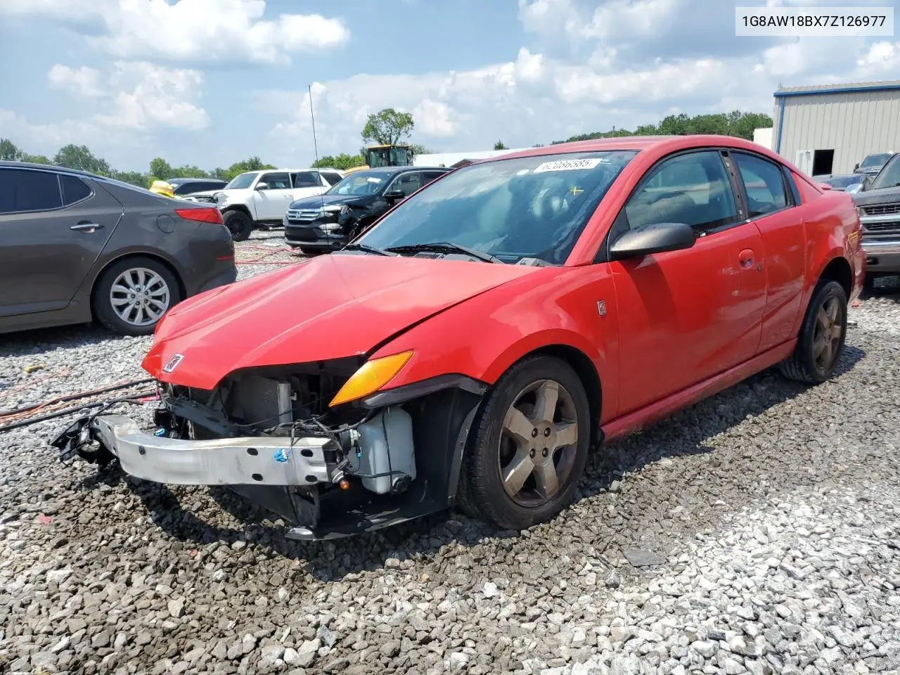 2007 Saturn Ion Level 3 VIN: 1G8AW18BX7Z126977 Lot: 62086585