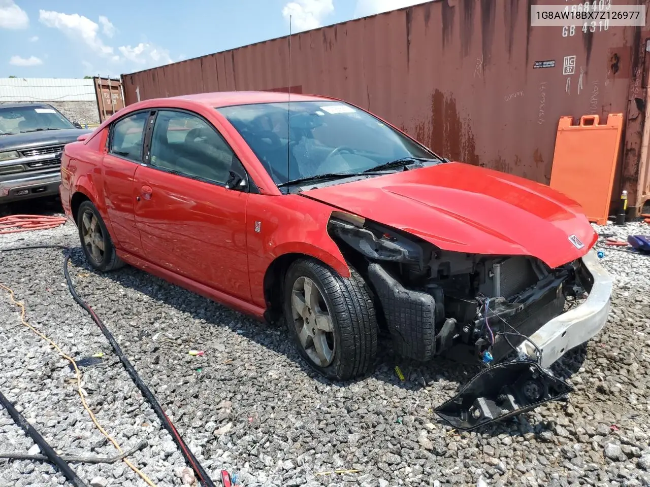 2007 Saturn Ion Level 3 VIN: 1G8AW18BX7Z126977 Lot: 62086585