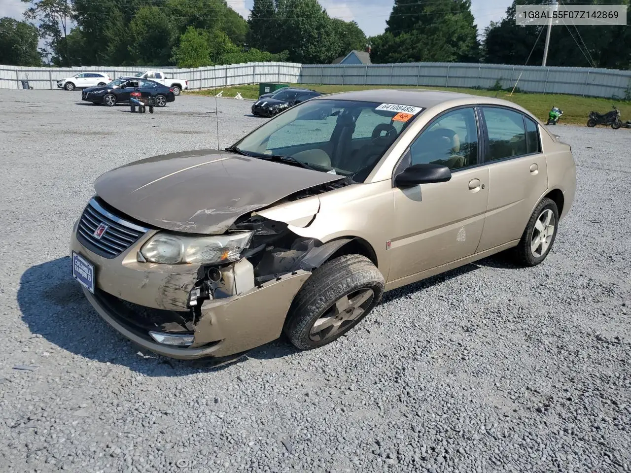 2007 Saturn Ion Level 3 VIN: 1G8AL55F07Z142869 Lot: 64108485