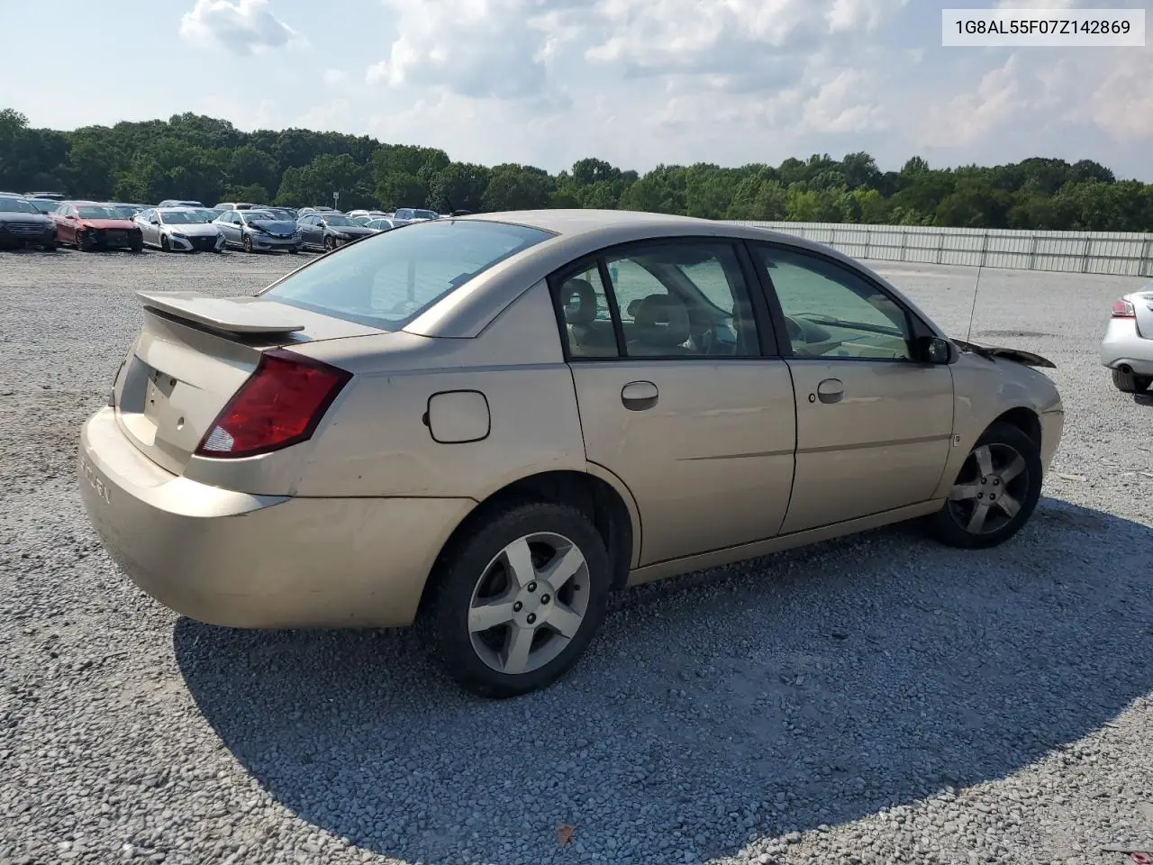 2007 Saturn Ion Level 3 VIN: 1G8AL55F07Z142869 Lot: 64108485