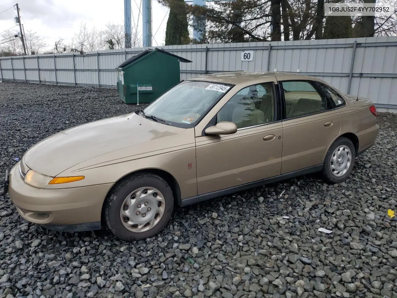 2000 Saturn Ls1 VIN: 1G8JU52F4YY702952 Lot: 49712945