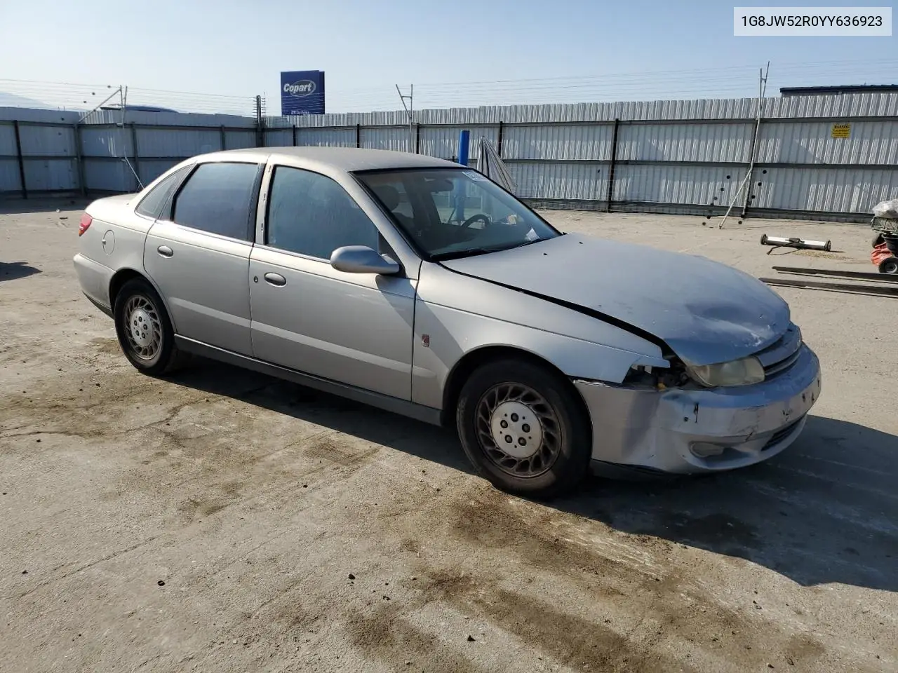 2000 Saturn Ls2 VIN: 1G8JW52R0YY636923 Lot: 62186235