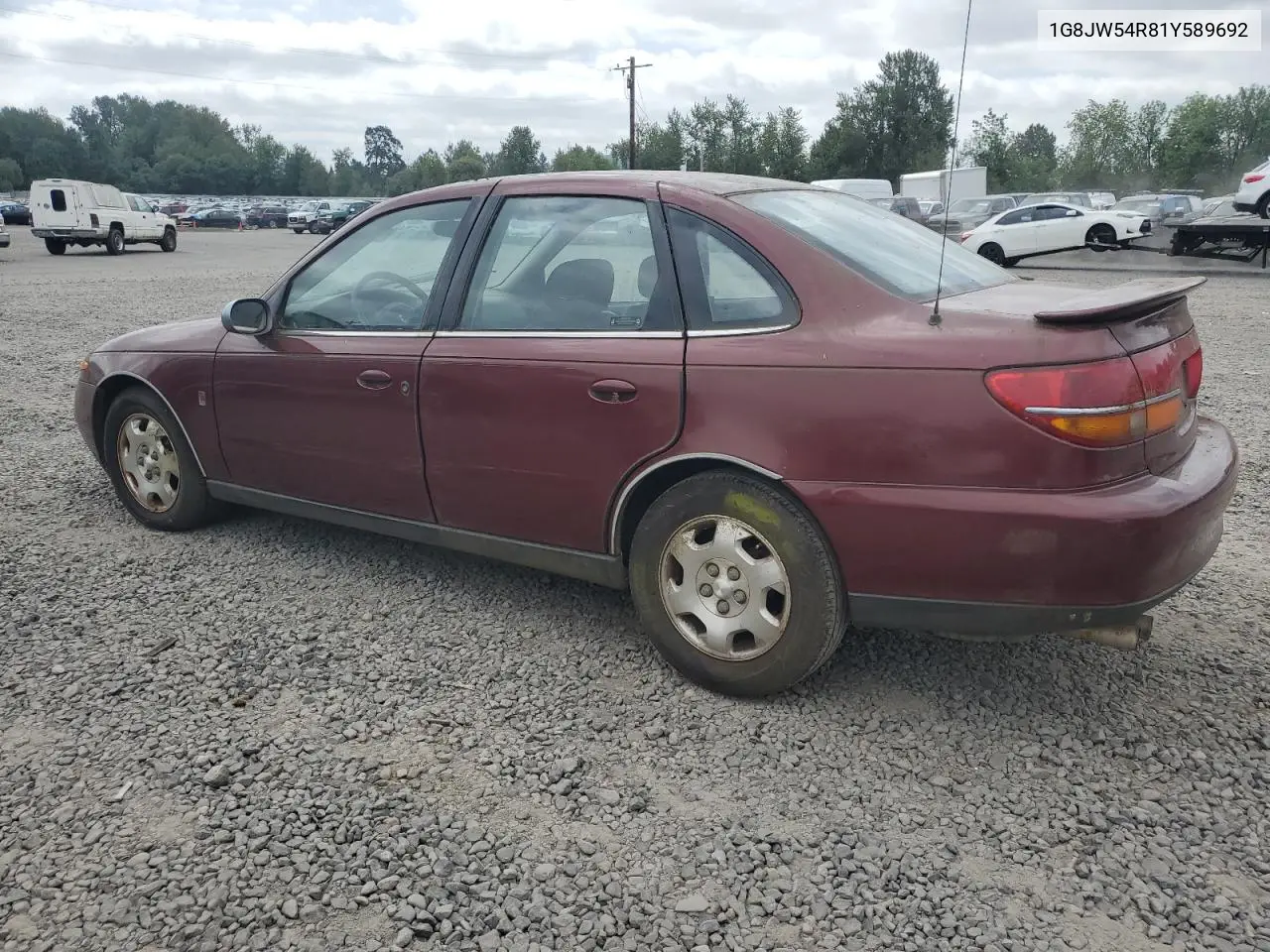 2001 Saturn L300 VIN: 1G8JW54R81Y589692 Lot: 60533805