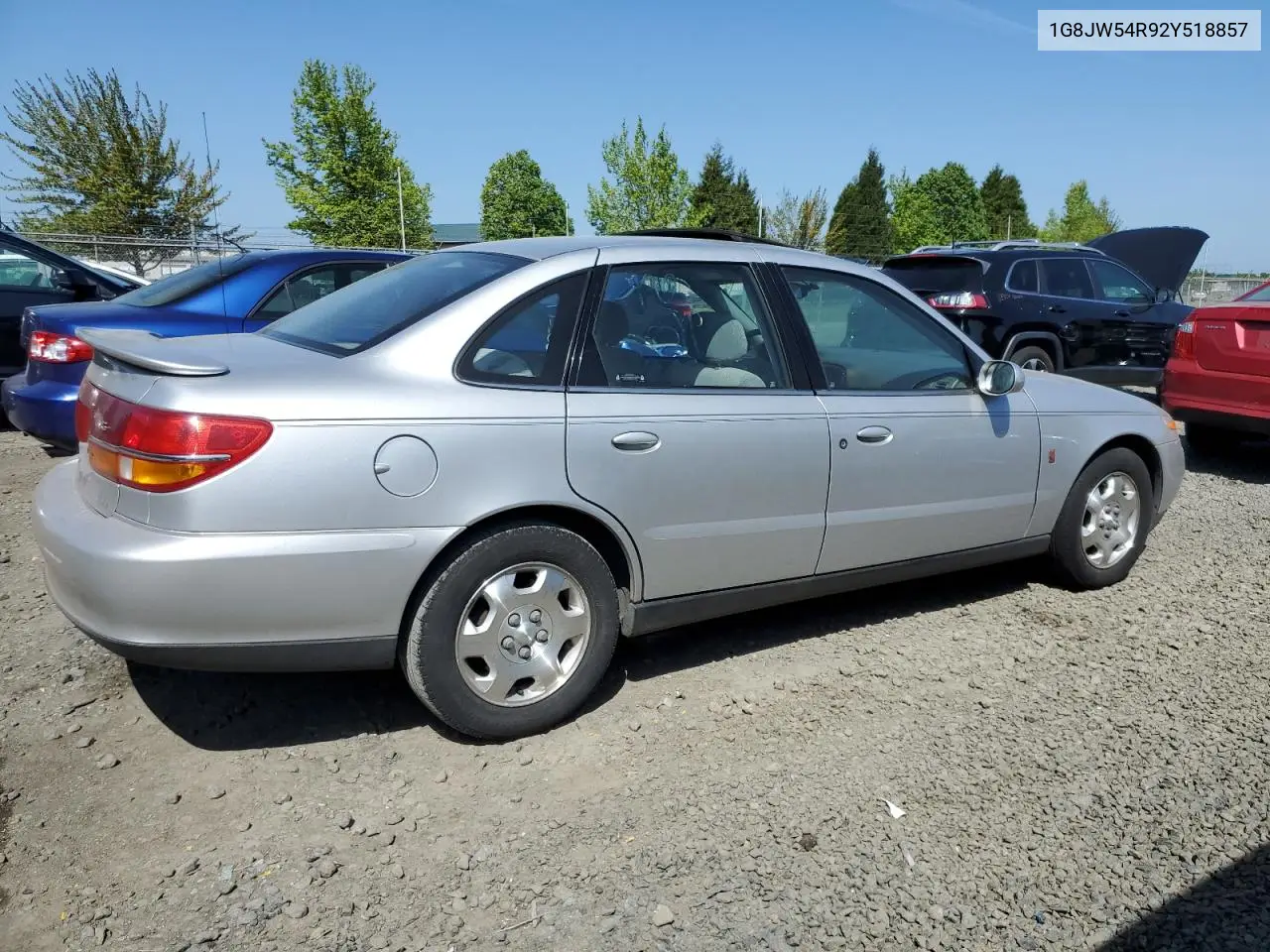 2002 Saturn L300 VIN: 1G8JW54R92Y518857 Lot: 54855265