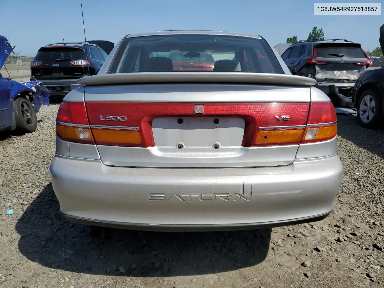 2002 Saturn L300 VIN: 1G8JW54R92Y518857 Lot: 54855265