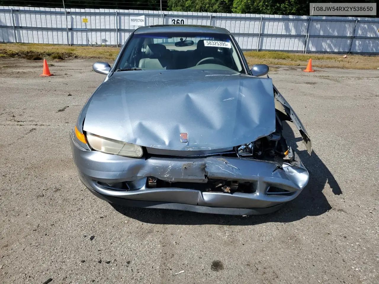 2002 Saturn L300 VIN: 1G8JW54RX2Y538650 Lot: 58325395