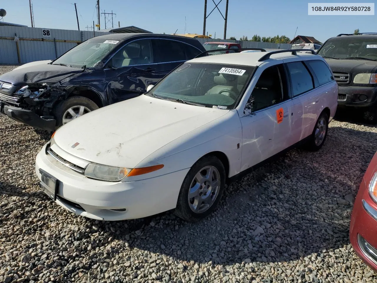 2002 Saturn Lw300 VIN: 1G8JW84R92Y580728 Lot: 74135954