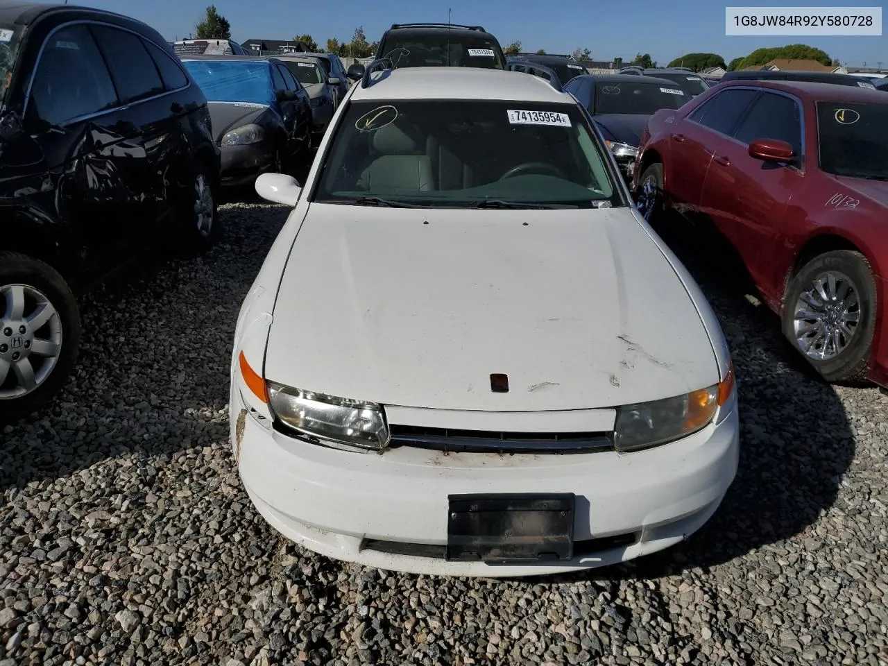 2002 Saturn Lw300 VIN: 1G8JW84R92Y580728 Lot: 74135954