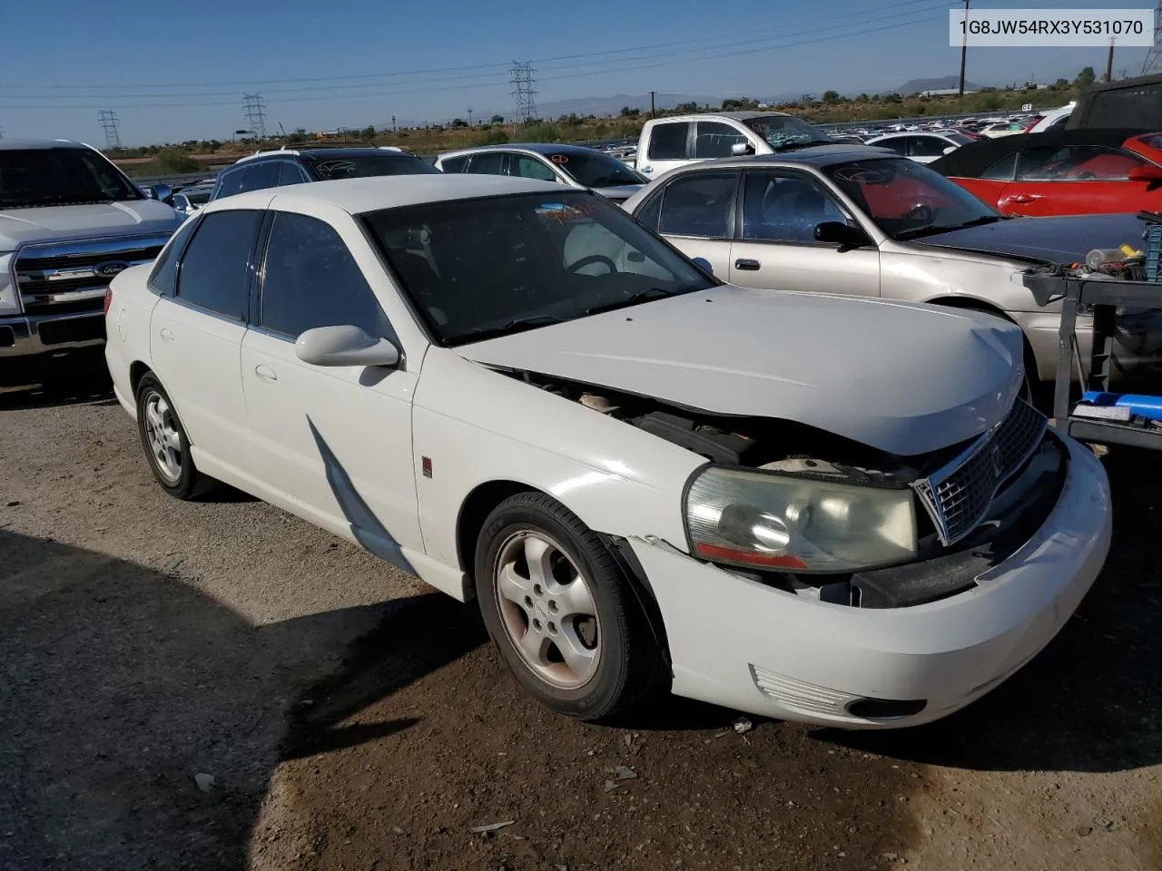 2003 Saturn L300 VIN: 1G8JW54RX3Y531070 Lot: 74133354