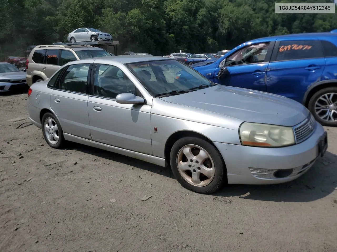 2004 Saturn L300 Level 2 VIN: 1G8JD54R84Y512346 Lot: 65363744