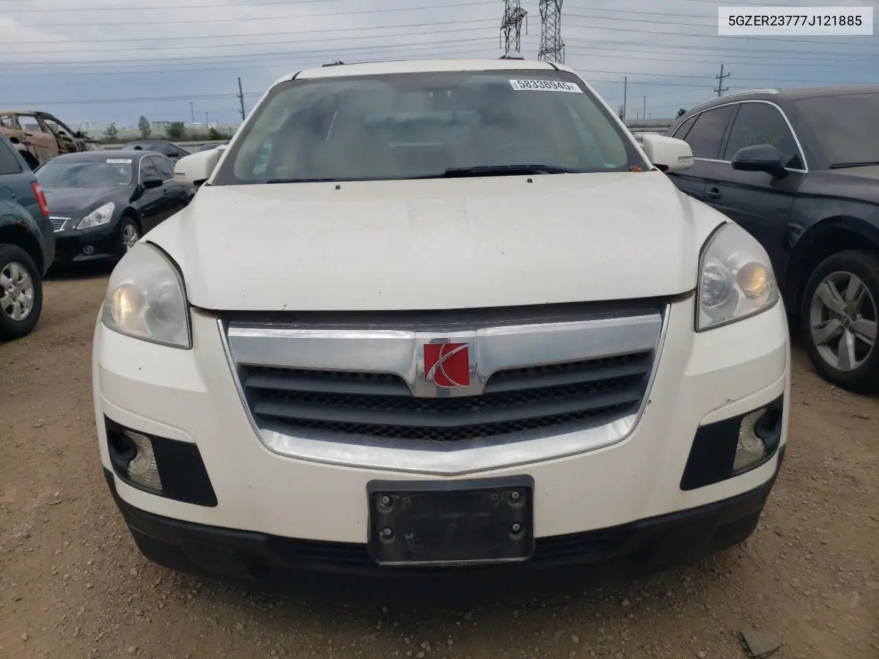 2007 Saturn Outlook Xr VIN: 5GZER23777J121885 Lot: 58338945
