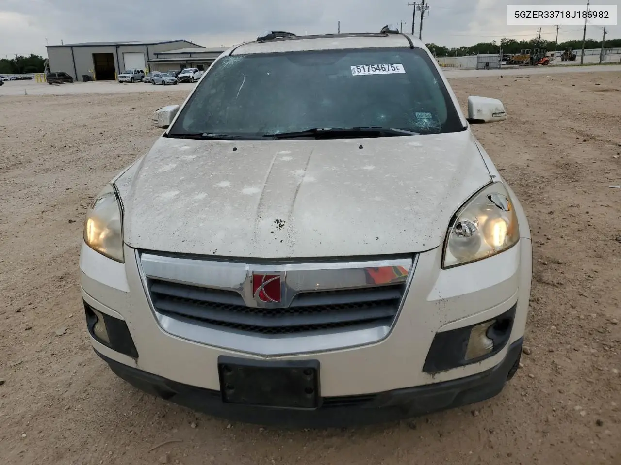 2008 Saturn Outlook Xr VIN: 5GZER33718J186982 Lot: 51754675