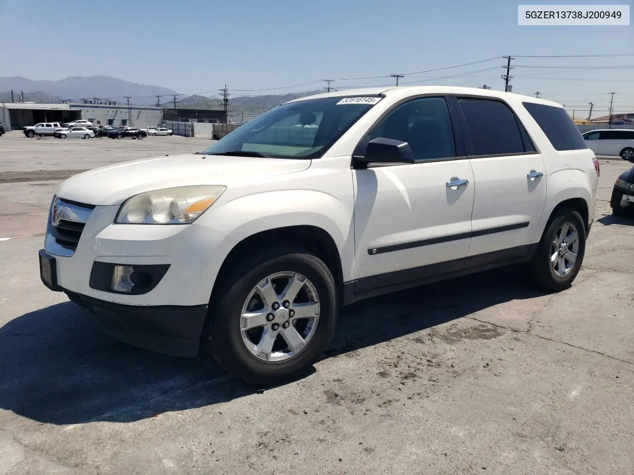 2008 Saturn Outlook Xe VIN: 5GZER13738J200949 Lot: 52616145