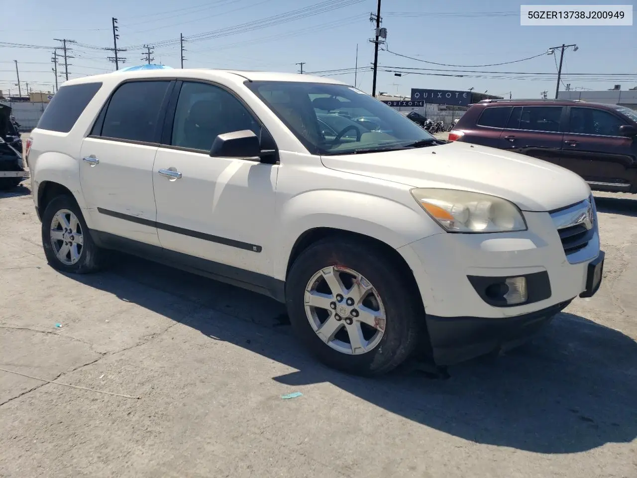 2008 Saturn Outlook Xe VIN: 5GZER13738J200949 Lot: 52616145
