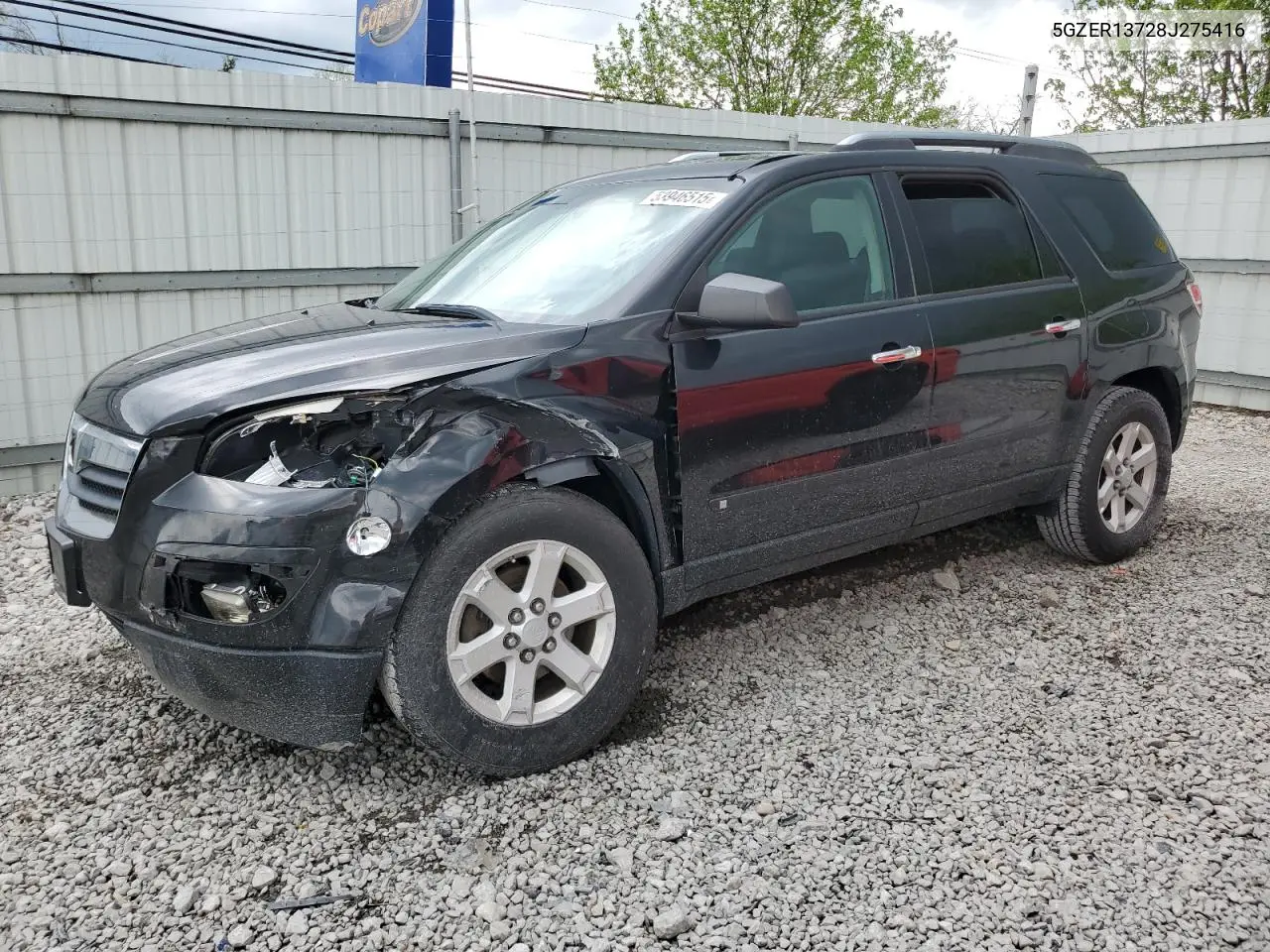 2008 Saturn Outlook Xe VIN: 5GZER13728J275416 Lot: 53946515