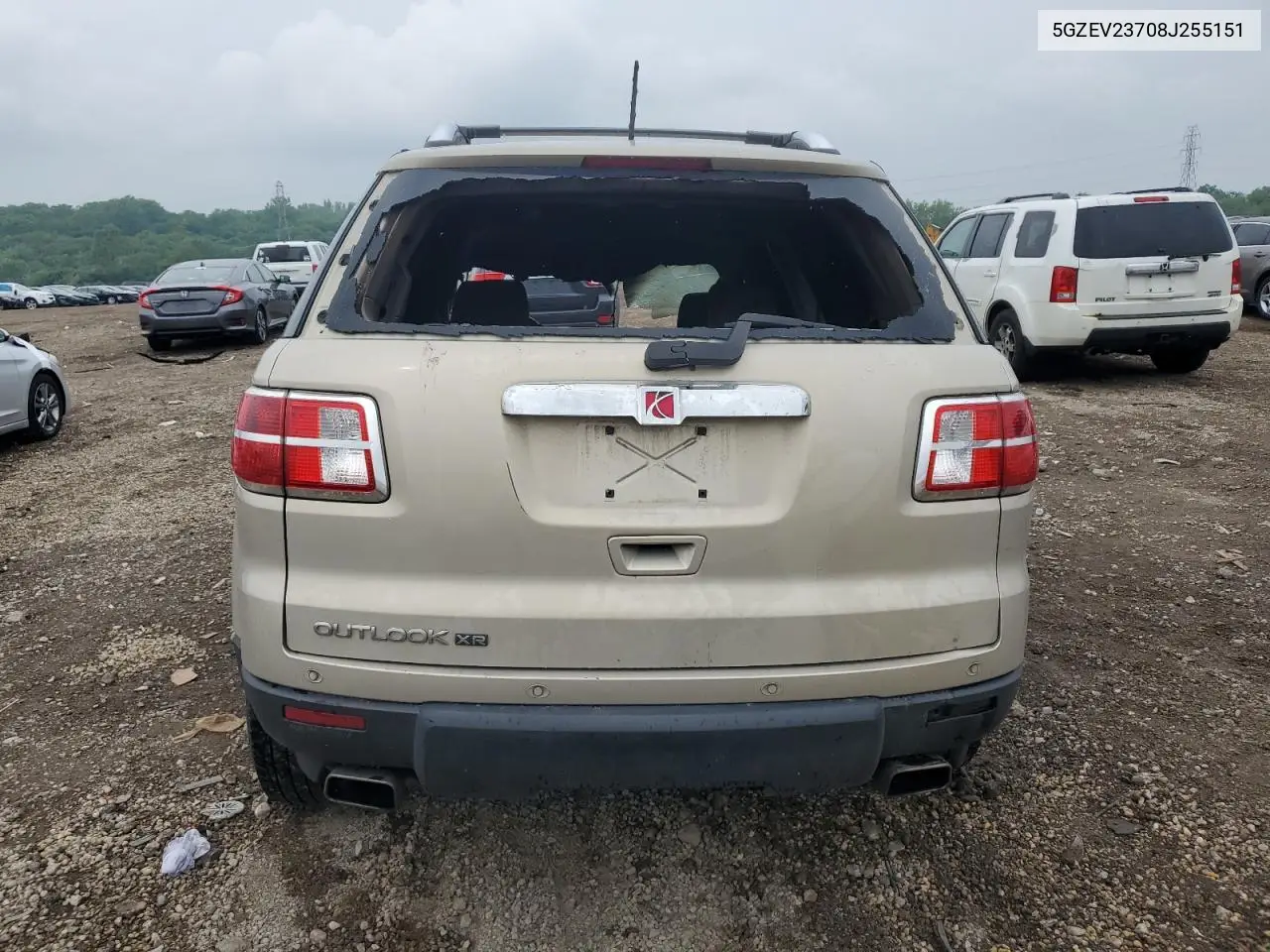 2008 Saturn Outlook Xr VIN: 5GZEV23708J255151 Lot: 60817705