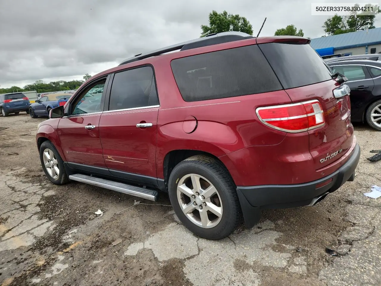 2008 Saturn Outlook Xr VIN: 5GZER33758J304211 Lot: 61448465