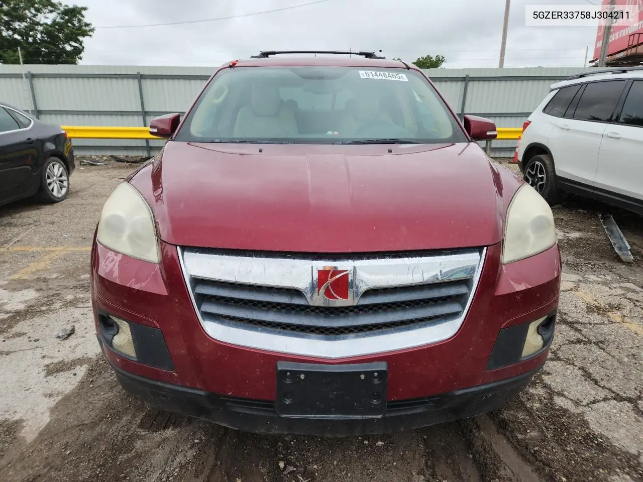 2008 Saturn Outlook Xr VIN: 5GZER33758J304211 Lot: 61448465