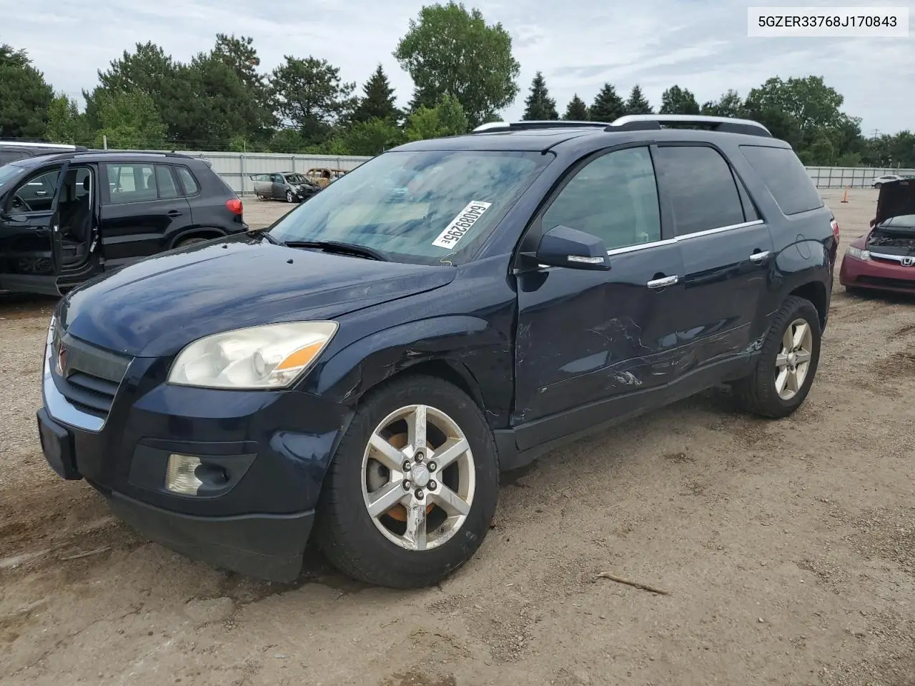 2008 Saturn Outlook Xr VIN: 5GZER33768J170843 Lot: 64089295