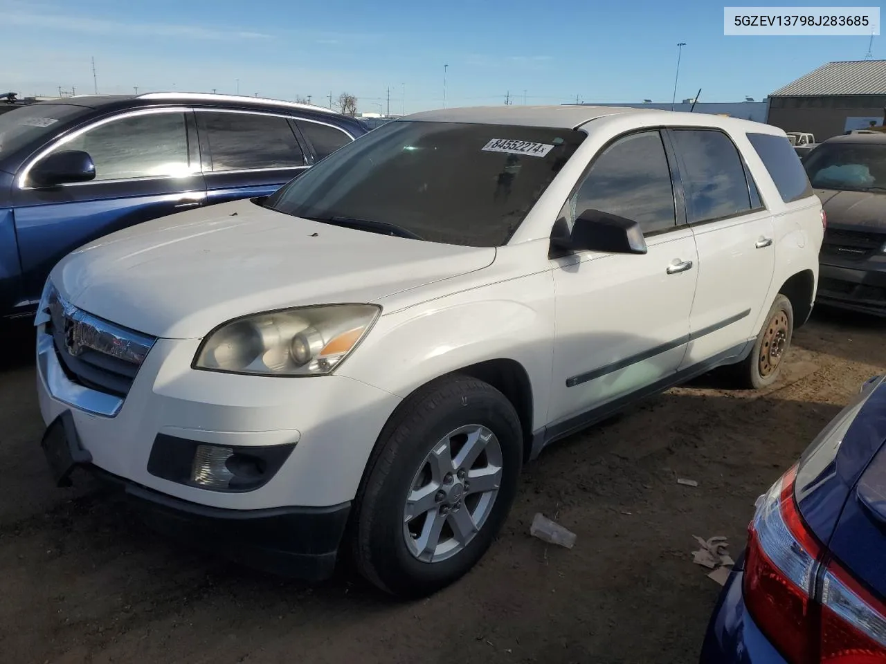2008 Saturn Outlook Xe VIN: 5GZEV13798J283685 Lot: 84552274