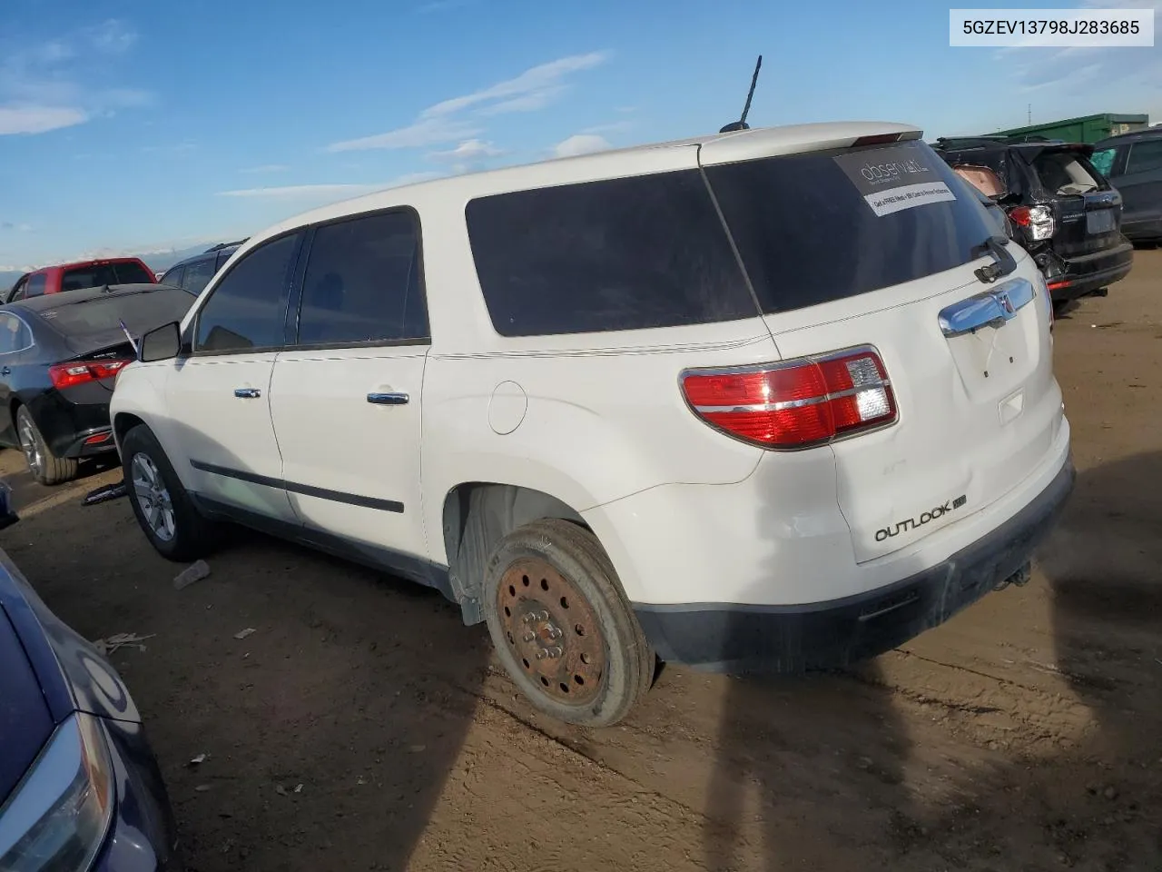 2008 Saturn Outlook Xe VIN: 5GZEV13798J283685 Lot: 84552274