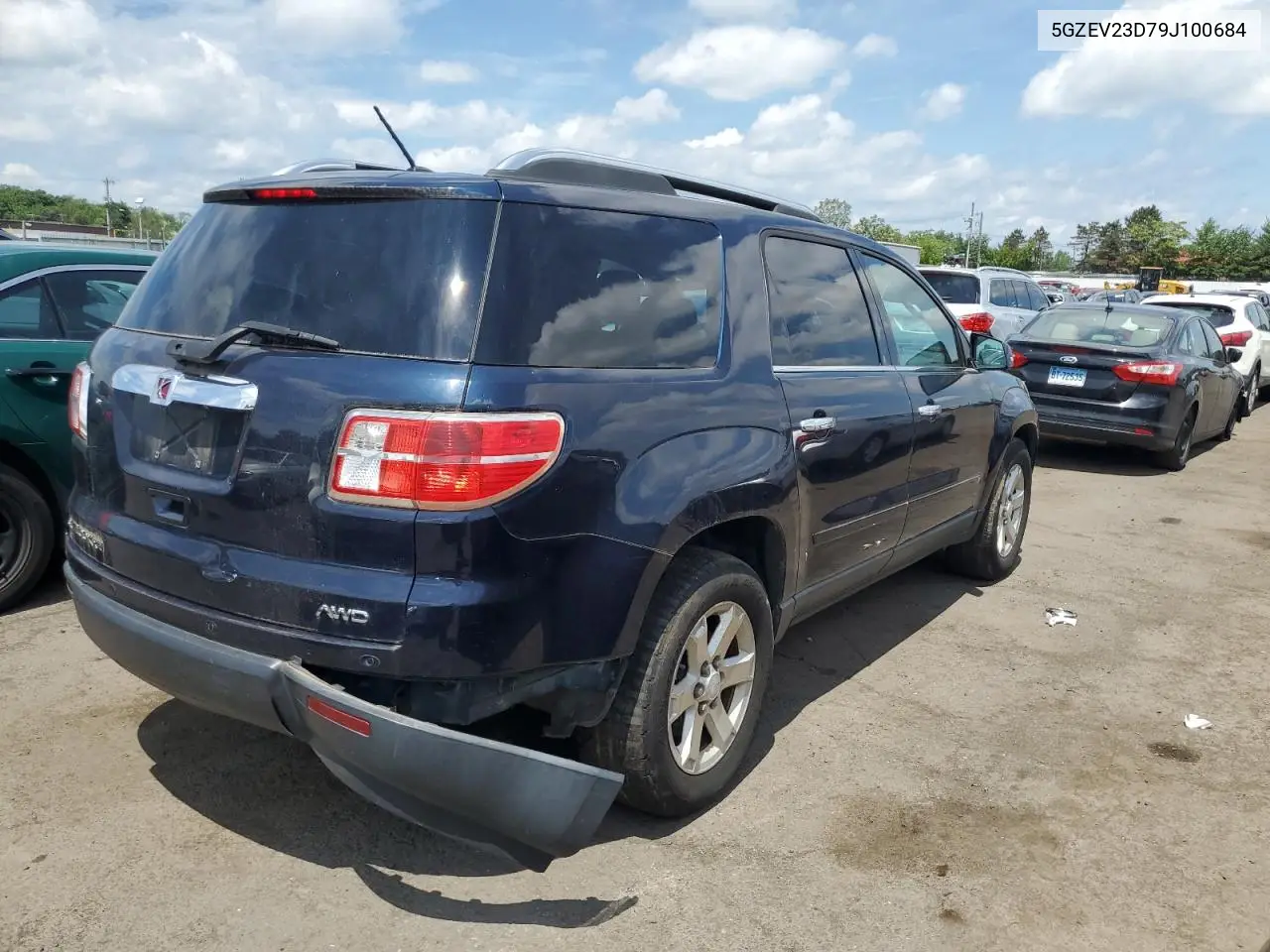 2009 Saturn Outlook Xr VIN: 5GZEV23D79J100684 Lot: 63054805