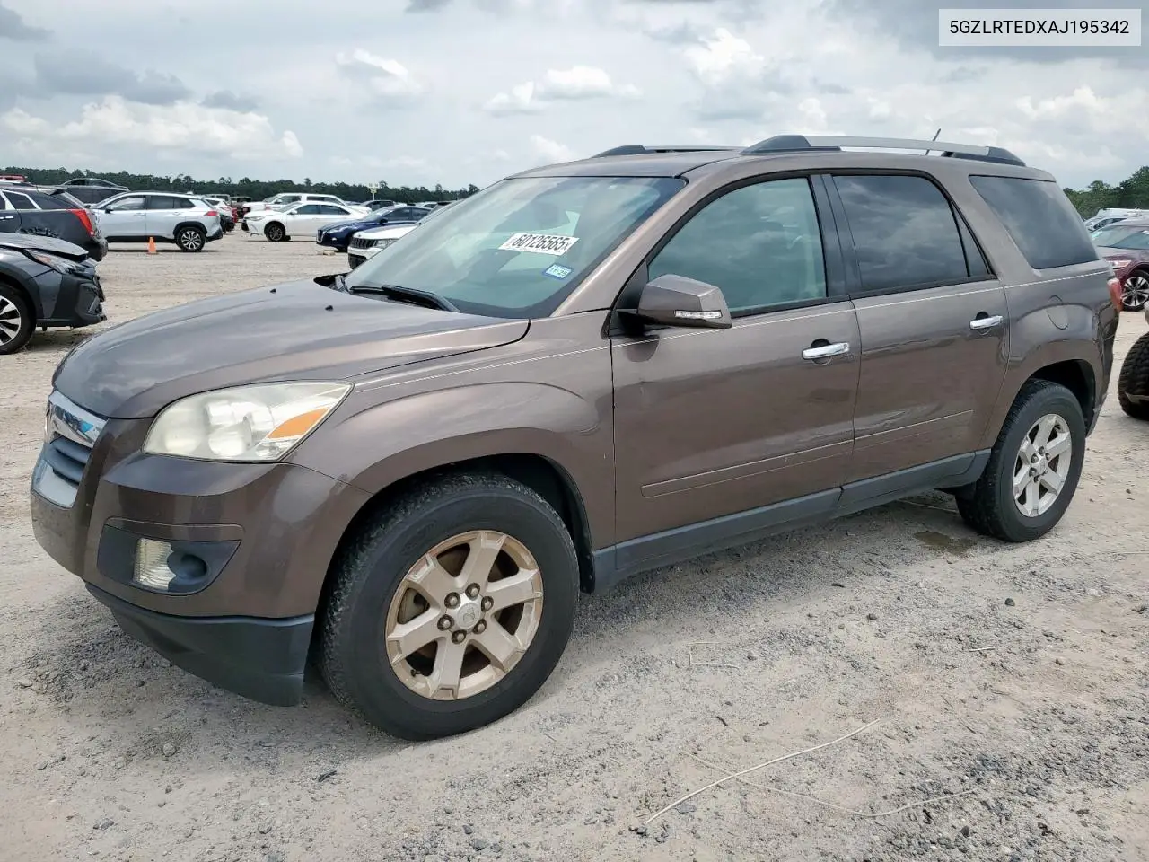 2010 Saturn Outlook Xe VIN: 5GZLRTEDXAJ195342 Lot: 60126565