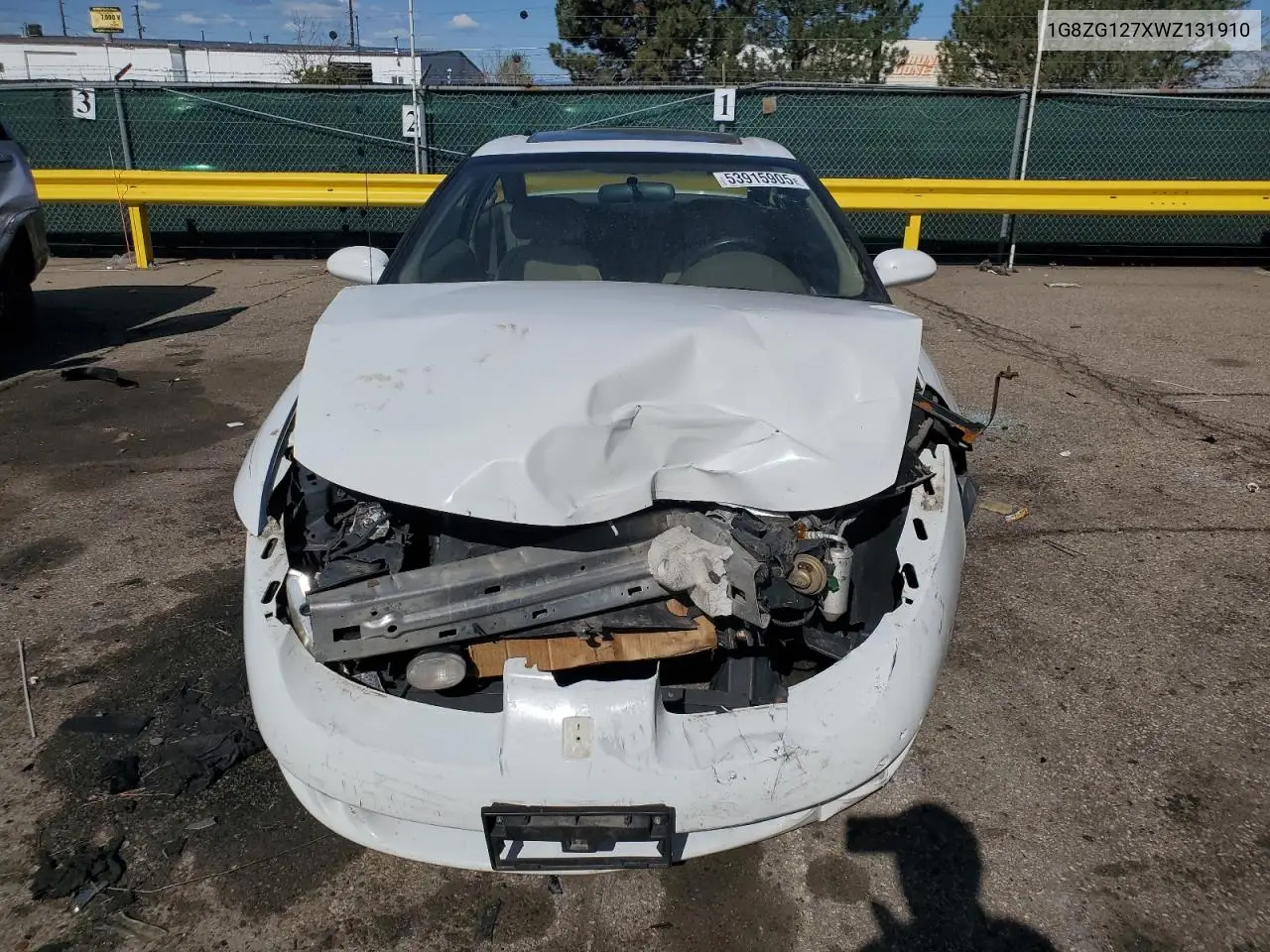 1998 Saturn Sc2 VIN: 1G8ZG127XWZ131910 Lot: 53915905