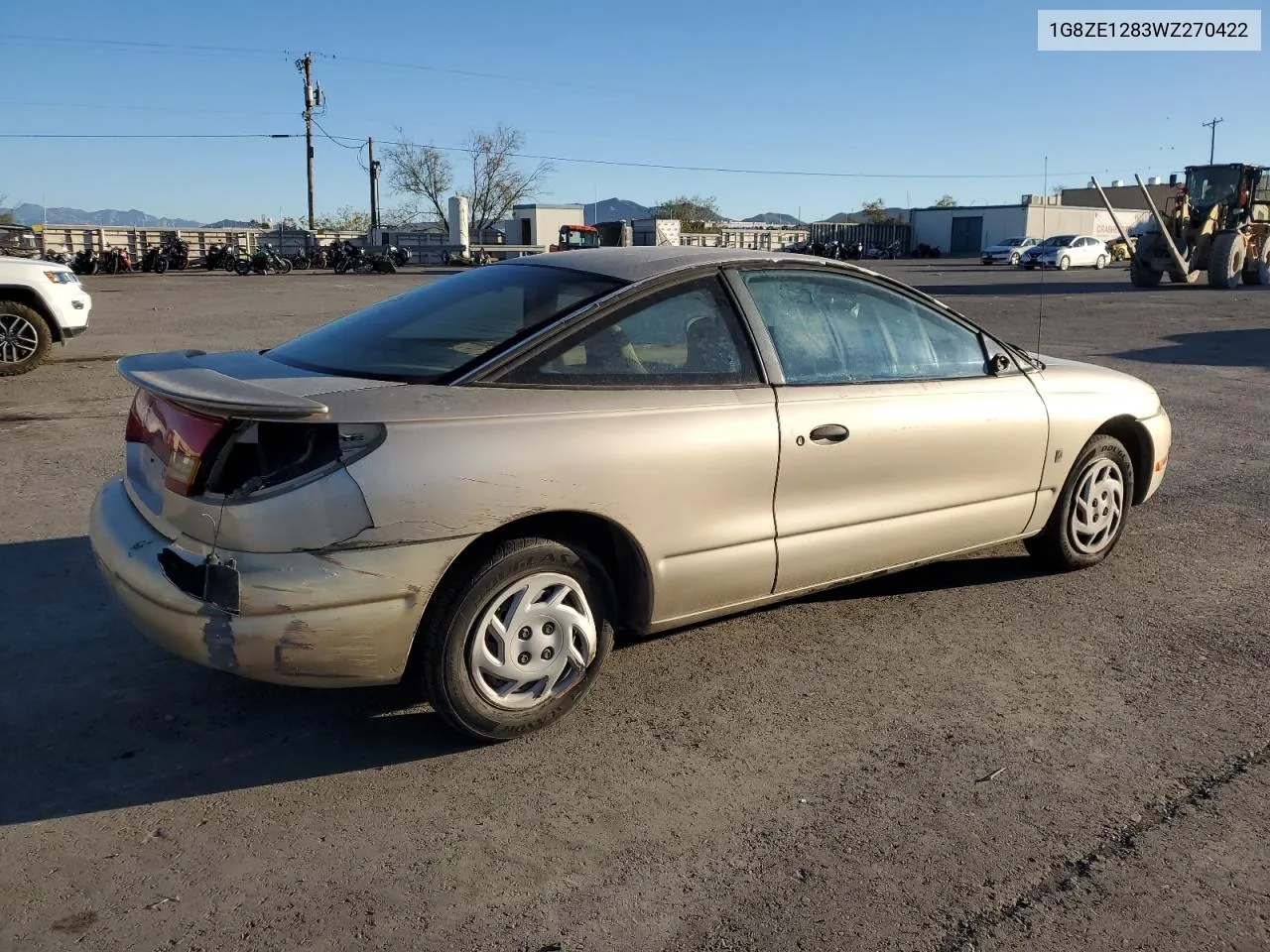 1998 Saturn Sc1 VIN: 1G8ZE1283WZ270422 Lot: 77565404