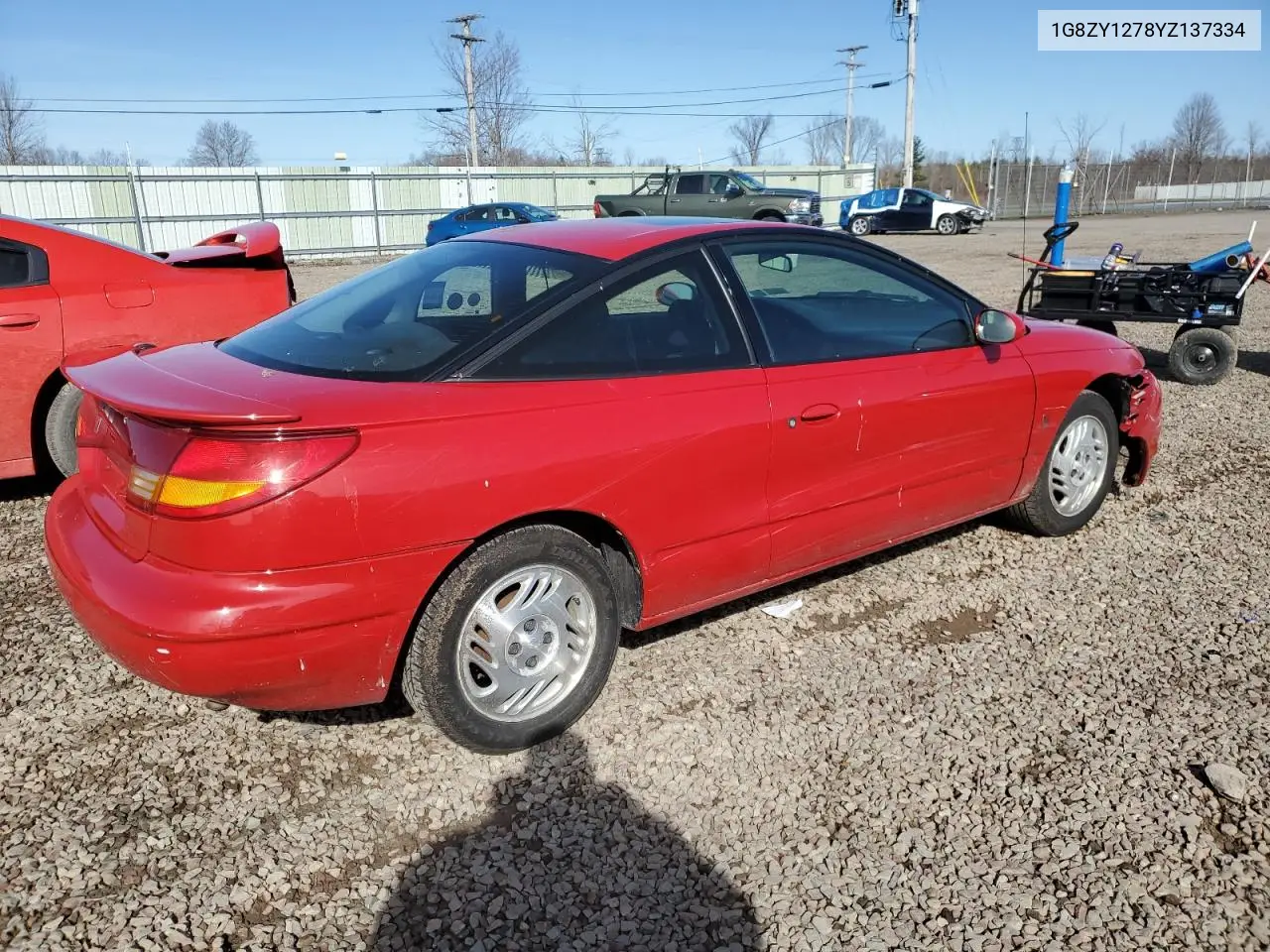 2000 Saturn Sc2 VIN: 1G8ZY1278YZ137334 Lot: 50433815