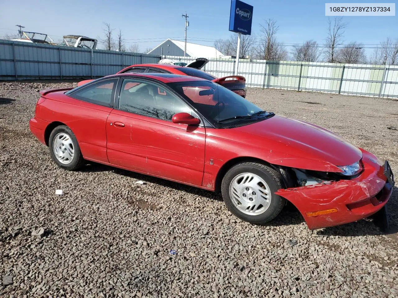 2000 Saturn Sc2 VIN: 1G8ZY1278YZ137334 Lot: 50433815