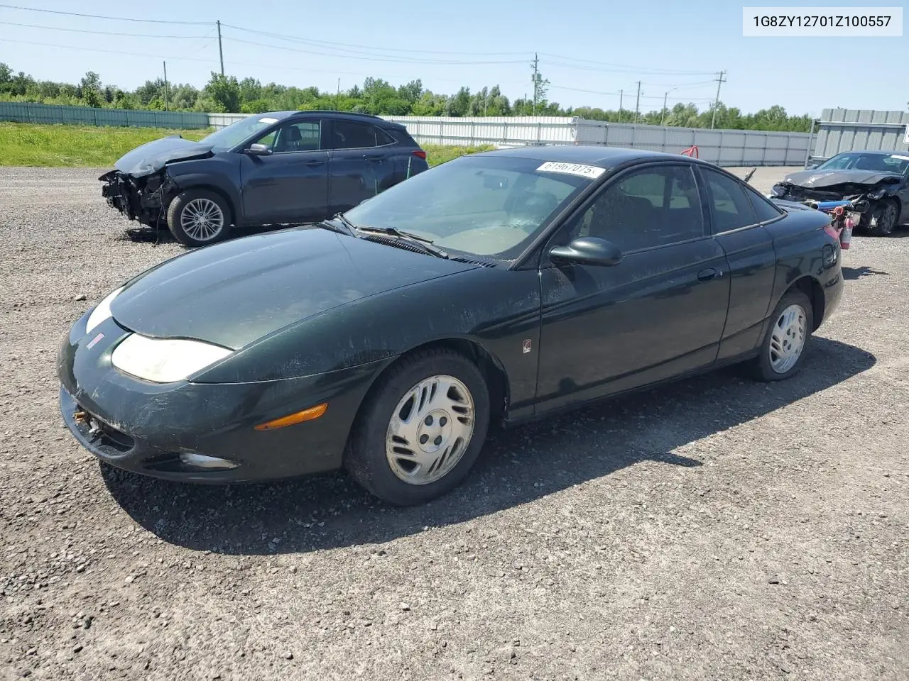 2001 Saturn Sc2 VIN: 1G8ZY12701Z100557 Lot: 61967075