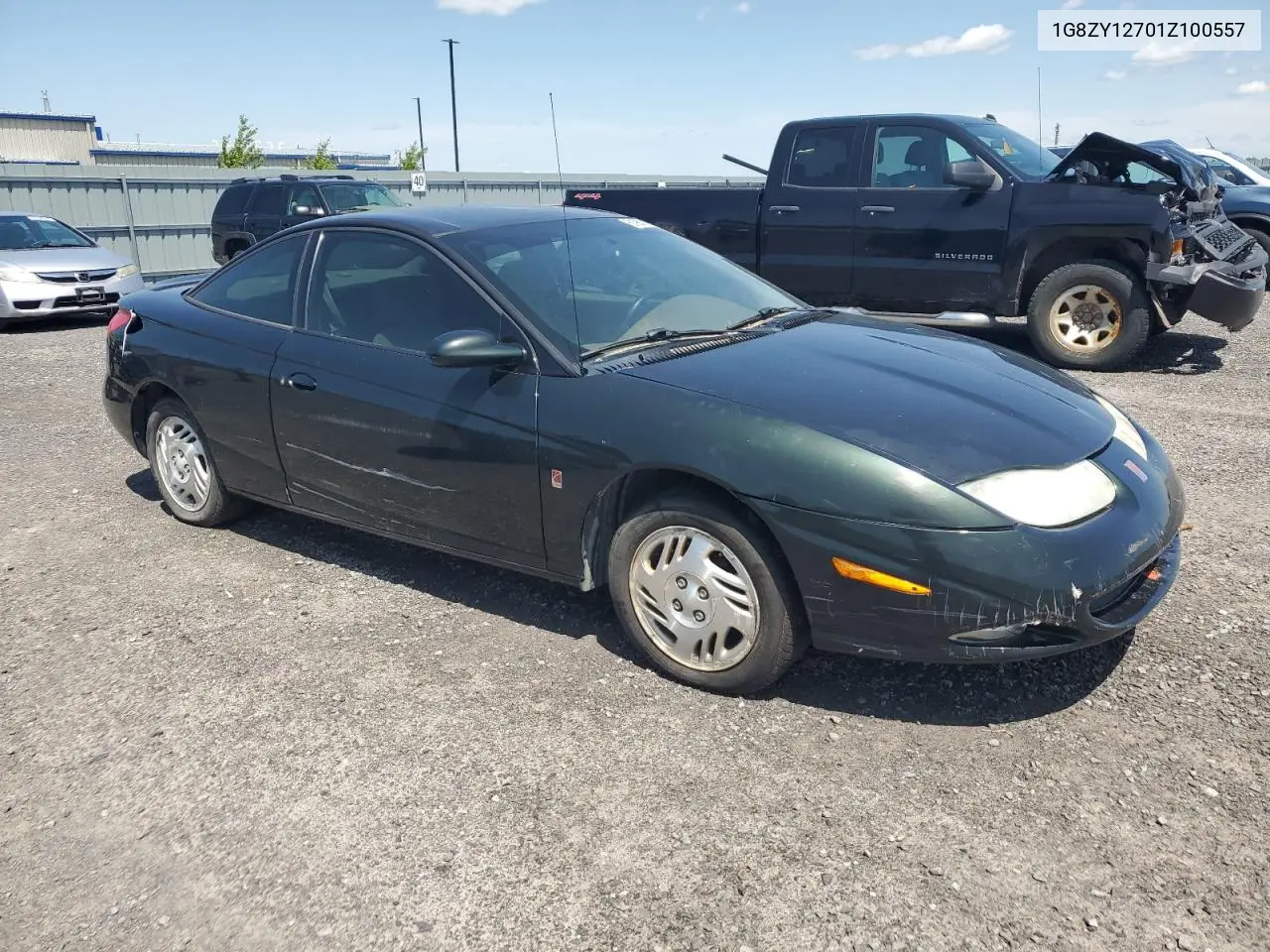 2001 Saturn Sc2 VIN: 1G8ZY12701Z100557 Lot: 61967075