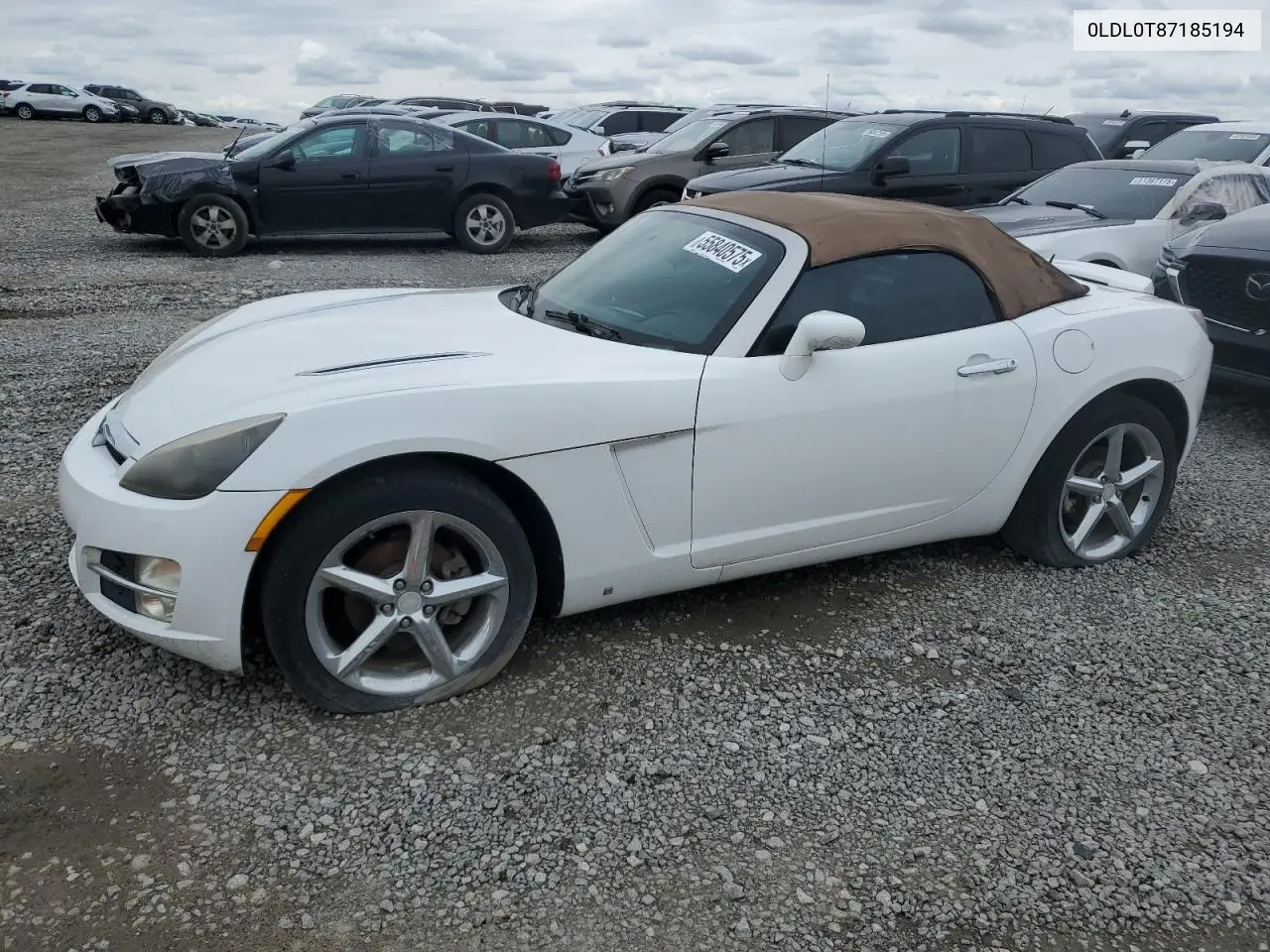 2007 Saturn Sky VIN: 0LDL0T87185194 Lot: 55840575