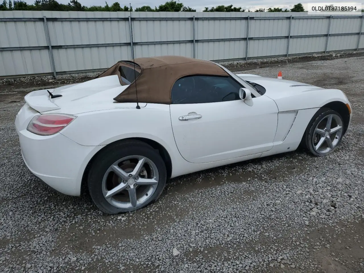 2007 Saturn Sky VIN: 0LDL0T87185194 Lot: 55840575