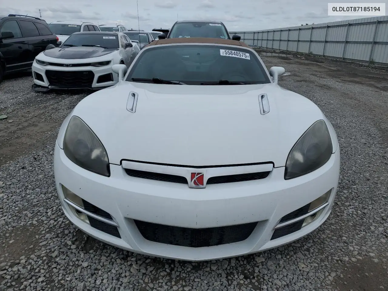 2007 Saturn Sky VIN: 0LDL0T87185194 Lot: 55840575