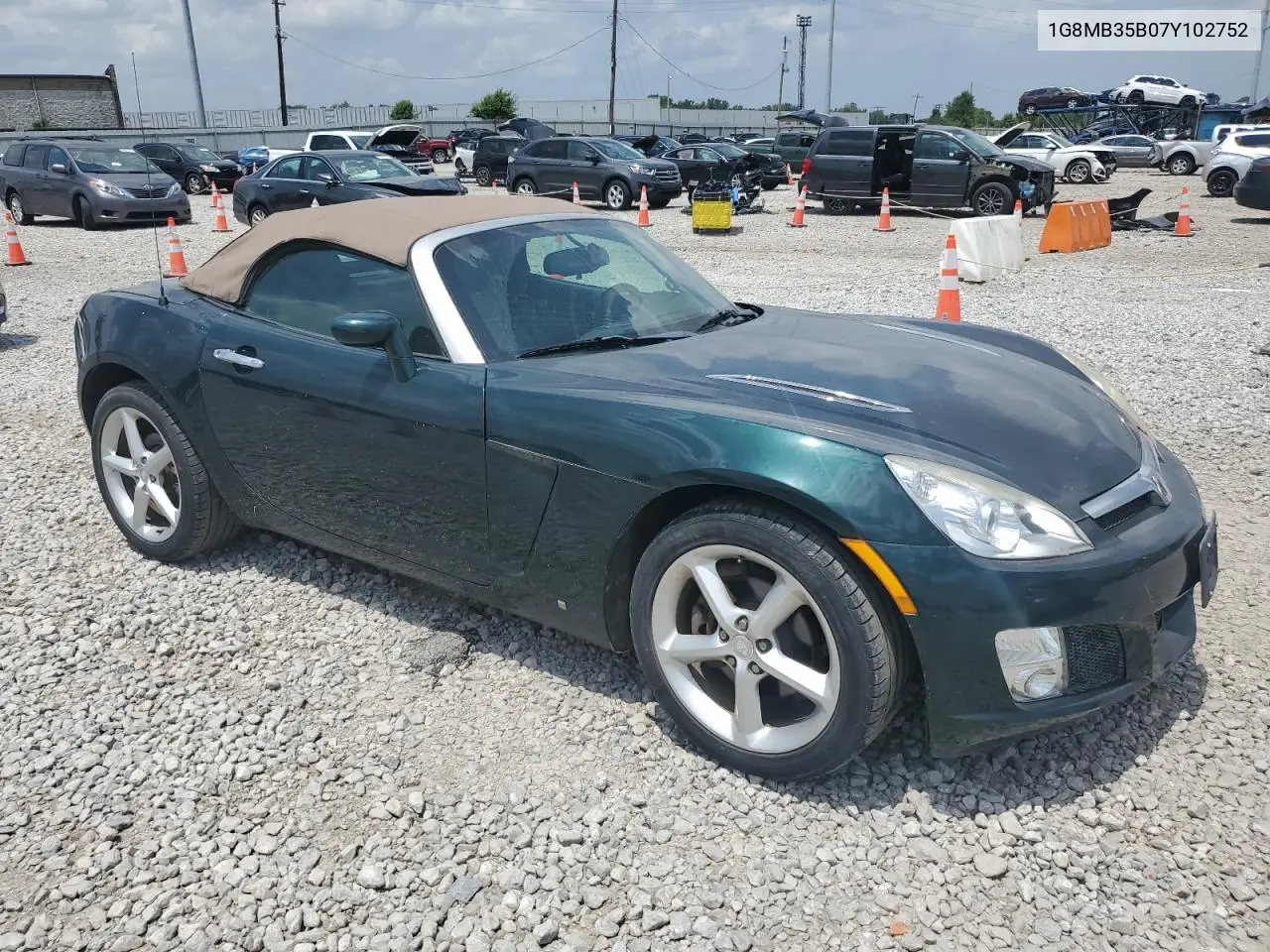 2007 Saturn Sky VIN: 1G8MB35B07Y102752 Lot: 62430975