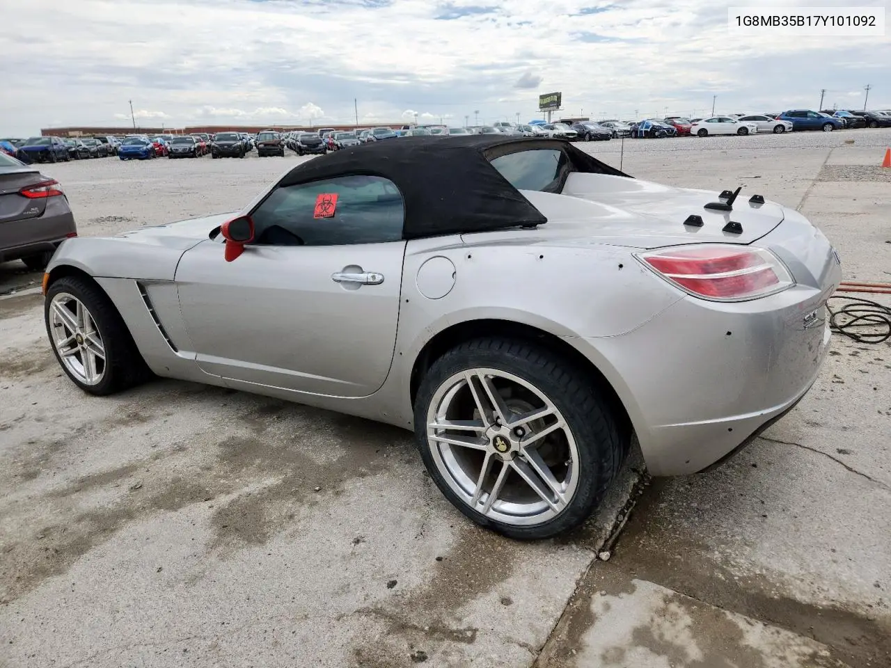 2007 Saturn Sky VIN: 1G8MB35B17Y101092 Lot: 63033265
