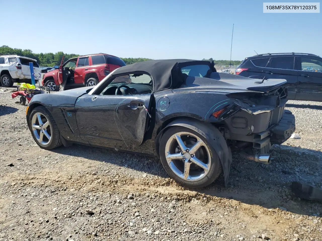2008 Saturn Sky Redline VIN: 1G8MF35X78Y120375 Lot: 57680885