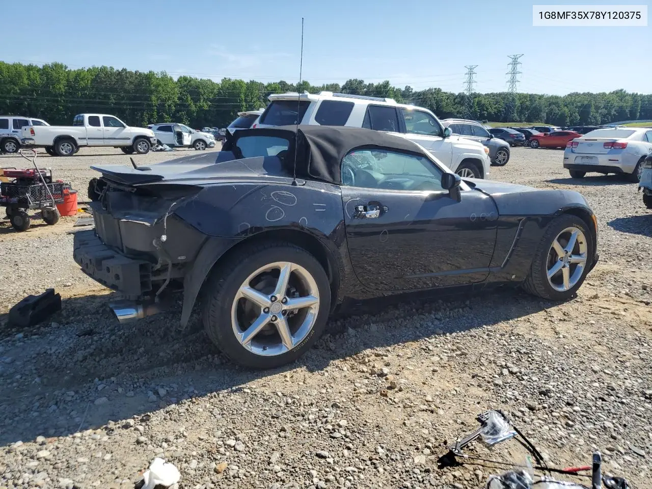 2008 Saturn Sky Redline VIN: 1G8MF35X78Y120375 Lot: 57680885