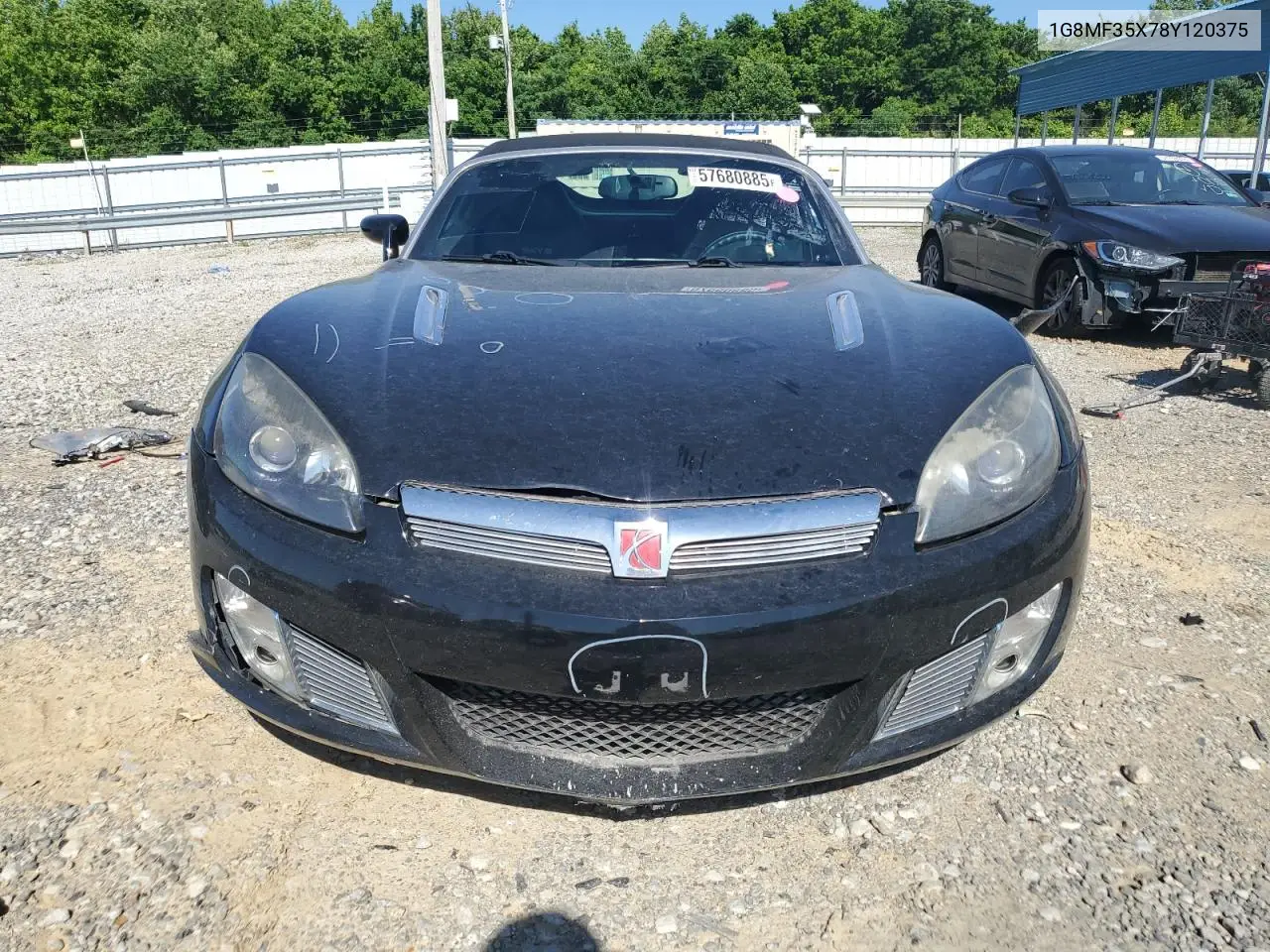 2008 Saturn Sky Redline VIN: 1G8MF35X78Y120375 Lot: 57680885