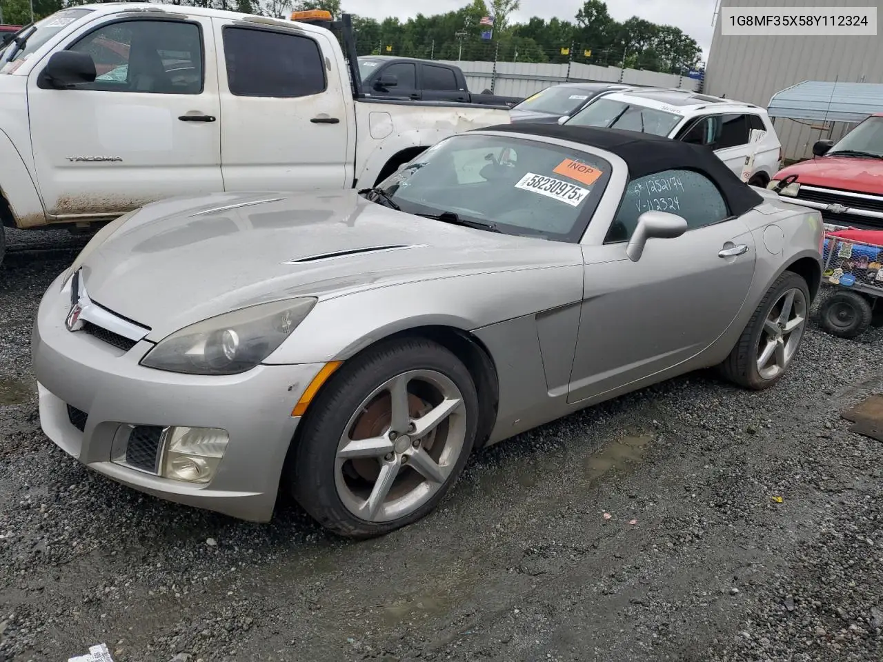 2008 Saturn Sky Redline VIN: 1G8MF35X58Y112324 Lot: 58230975