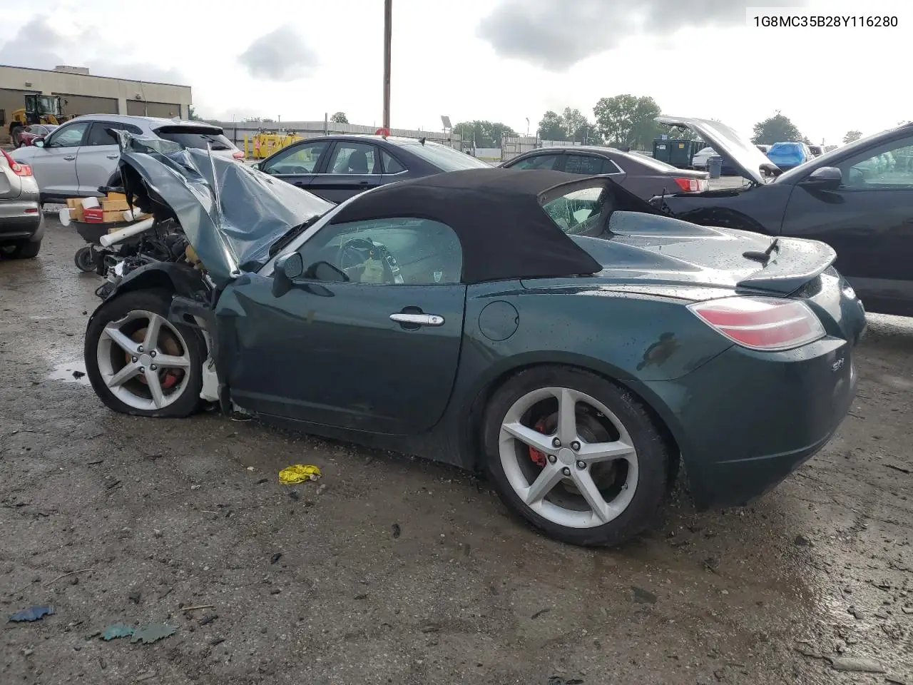 2008 Saturn Sky VIN: 1G8MC35B28Y116280 Lot: 61153455